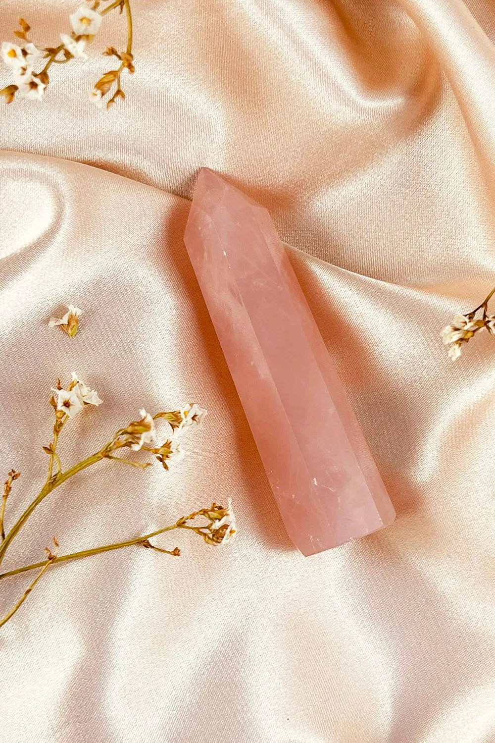 Rose quartz used in daily relationship practices and communication enhancement