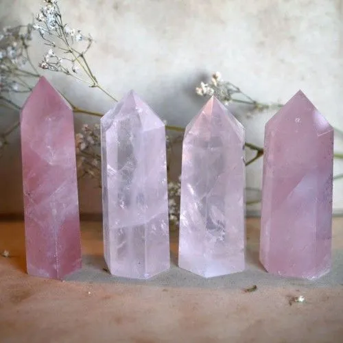 Rose quartz jewelry enhancing harmony